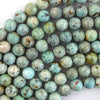 Natural Green Chrysocolla Round Beads 15.5