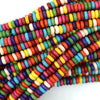 6mm multicolor turquoise rondelle heishi beads 16