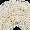 White Coral Round Beads Gemstone 15
