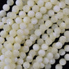 White Mother Of Pearl MOP Round Beads 15.5