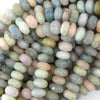 8mm multicolor morganite rondelle beads 16