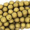 Matte Gold Druzy Agate Round Beads Gemstone 15.5
