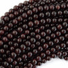 AA Natural Red Garnet Round Beads Gemstone 15