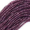 Natural Purple Lepidolite Round Beads 15