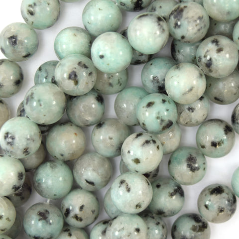 18mm natural ocean jasper coin beads 15.5" strand