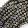 AA Natural Yooperlite UV Reactive Glowing Round Beads 15.5