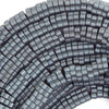 6mm matte gray hematite daisy beads 15.5