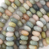 10mm multicolor morganite rondelle beads 16