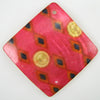 2 pieces 72mm pink shell diamond shape pendant bead S3