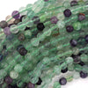 Natural Rainbow Fluorite Round Beads 15