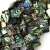 10mm abalone shell diamond beads 15.5