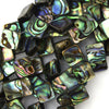 10mm abalone shell diamond beads 15.5