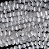 AA Natural Genuine White Selenite Round Beads 15.5