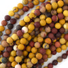 Natural Matte Mookaite Round Beads 15