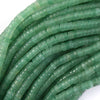 Natural Green Aventurine Heishi Disc Beads Gemstone 15.5