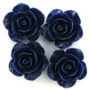 20mm synthetic coral carved rose flower beads 15