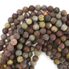 Natural Matte Chohua Jasper Round Beads Gemstone 15