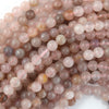 Natural Madagascar Lavender Rose Quartz Round Beads 15.5