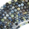Natural Blue Green Kyanite Round Beads Gemstone 15