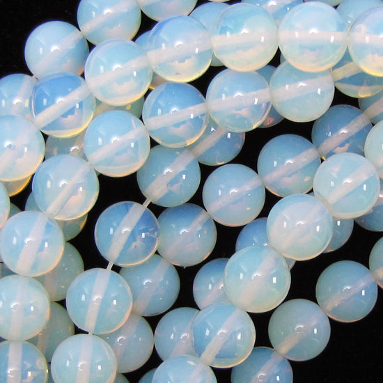 Opalite Quartz Round Beads Gemstone 14.5" Strand 4mm 6mm 8mm 10mm