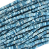 Blue Larimar Quartz Heishi Disc Beads Gemstone 15