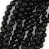 AA Black Onyx Round Beads 15
