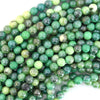 Mystic Titanium Green Chrysoprase Round Beads 15.5
