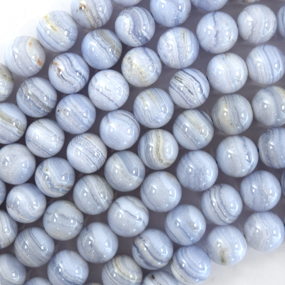 Blue lace sales agate beads 8mm