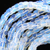 8x10mm opalite quartz rectangle beads 14.5