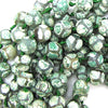 12mm faceted agate round beads 14