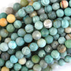 Light Green Agate Round Beads Gemstone 14.5