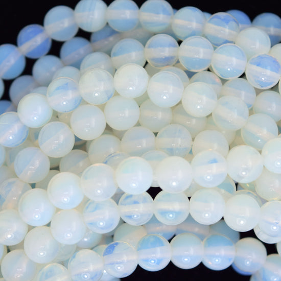 Opalite Quartz Round Beads Gemstone 14.5" Strand 4mm 6mm 8mm 10mm