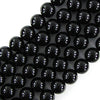 AA Black Onyx Round Beads 15
