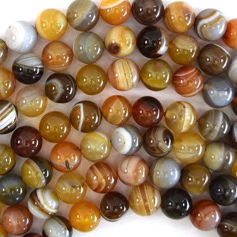 Natural Green Moss Agate Round Beads Gemstone 15" Strand 4mm 6mm 8mm 10mm 12mm