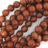 Goldstone Round Beads 15