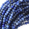 Natural Blue Sodalite Round Beads Gemstone 15