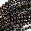 Natural Genuine Golden Phlogopite Round Beads 15.5