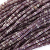 4mm natural plum blossom tourmaline heishi disc beads 15.5