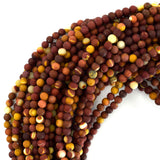 Natural Matte Mookaite Round Beads 15