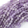 Natural Light Purple Amethyst Pebble Nugget Beads 15.5