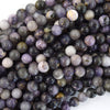 Natural Chinese Purple Charoite Round Beads Gemstone 15.5