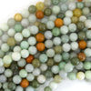 Natural Burma Jadeite Jade Round Beads Gemstone 15.5