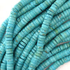 Blue Turquoise Heishi Disc Beads 15.5
