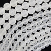 Natural Matte Clear Crystal Quartz Round Beads Gemstone 15