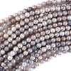 Mystic Titanium Faceted Lavender Crystal Quartz Round Beads 15