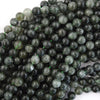 Natural Green Rutilated Quartz Round Beads 15.5
