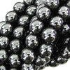 Natural Magnetic Hematite Round Beads 15