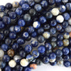 Natural Orange Sodalite Round Beads Gemstone 15.5