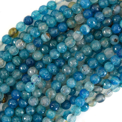 Natural Green Moss Agate Round Beads Gemstone 15" Strand 4mm 6mm 8mm 10mm 12mm