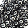 Black White Tibetan DZI Agate Round Beads 15